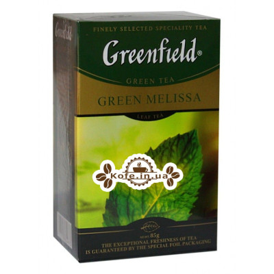 Чай Greenfield Green Melissa Мелісса 85 г к / п (4823096804873)