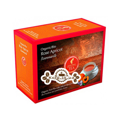 Чай Julius Meinl Bio Rose Apricot Роза Абрикос 20 x 3,5 г