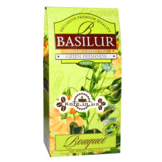 Чай BASILUR Green Freshness Зелена Свіжість - Букет 100 г к / п (4792252100268)