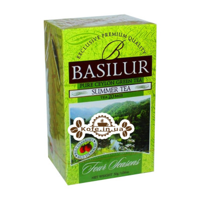 Чай BASILUR Summer Tea Літній - Пори Року 20 х 1,5 г (4792252915770)