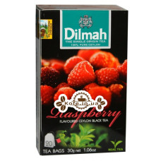 Чай Dilmah Black Tea Raspberry Малина 20 x 1,5 г (9312631142211)