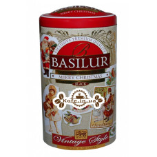 Чай BASILUR Merry Christmas Счастливое Рождество - Винтаж 100 г ж/б (4792252935242)