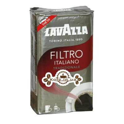 Кофе Lavazza Filtro Italiano Tradizionale молотый 250 г (8000070029361)