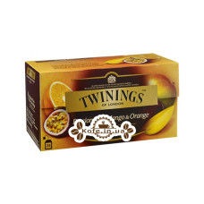 Чай TWININGS Passionfruit Mango Orange Tea Маракуйя Манго Апельсин 25 х 2 г (070177120993)