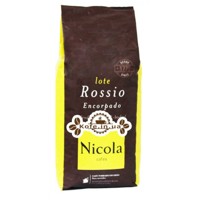 Кава Nicola Rossio Encorpado зернова 1 кг (5601132106018)