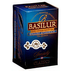 Чай BASILUR English Afternoon Английский Полдник - Избранная Классика 20 х 2 г (4792252100879)