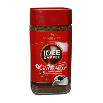 Кофе JJ DARBOVEN IDEE KAFFEE Gold Express decaffeeinated растворимый 200 г ст. б. (4006581505312)