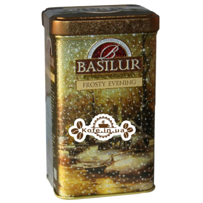 Чай BASILUR Frosty Evening Морозний Вечір - Морозна 85 г ж / б (4792252932050)