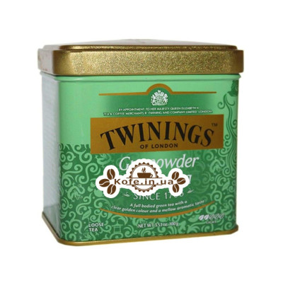 Чай TWININGS Gunpowder Green Зеленый Порох 100 г ж/б (070177029784)