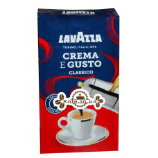 Кофе Lavazza Crema e Gusto Classico молотый 250 г (8000070038768)
