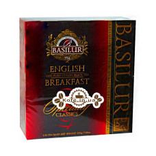 Чай BASILUR English Breakfast Английский Завтрак - Избранная Классика 100 х 2 г (4792252922778)