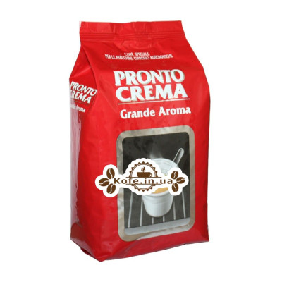 Кава Lavazza Pronto Crema Grande Aroma зернова 1 кг (8000070078215)