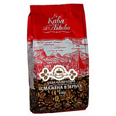 Кофе Кава зі Львова Эспрессо зерновой 240 г (4820145620279)