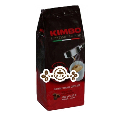 Кофе KIMBO Espresso Napoletano зерновой 1 кг (8002200101688)