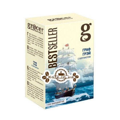 Чай GRACE! Earl Grey Граф Грей - Бестселлер 100 г к/п (5060207692649)