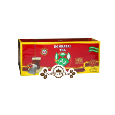 Чай AKBAR Do Ghazal Pure Ceylon Tea 25 x 2 г (5014176003753)