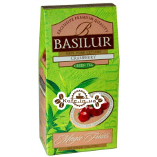 Чай BASILUR Cranberry Журавлина Зелений - Чарівні Фрукти 100 г к / п (4792252933545)