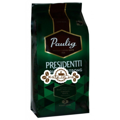 Кофе Paulig Presidentti Original Strong зерновой 1 кг (6411300169344)