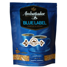 Кофе Ambassador Blue Label растворимый 60 г эконом.пак. (8719325127461)
