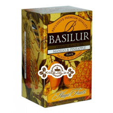 Чай BASILUR Mango Pineapple Манго Ананас - Волшебные Фрукты 20 х 2 г (4792252918115)