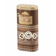 Чай BASILUR Folk Brown Коричневый - Вязаная 100 г ж/б (4792252917644)