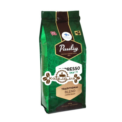 Кофе Paulig Espresso Originale зерновой 250 г