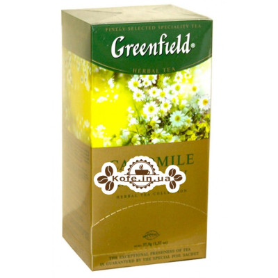 Чай Greenfield Camomile Medow Ромашка 25 х 1,5 г (4823096802664)