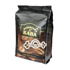 Кофе Віденська Кава Espresso De Luxe зерновой 500 г (4820000370660)