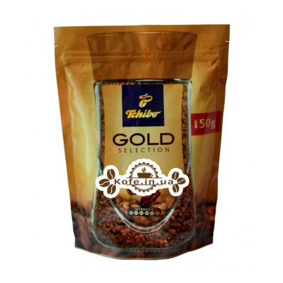 Кава Tchibo Gold Selection розчинна 150 г економ. упаковка (4046234821314)
