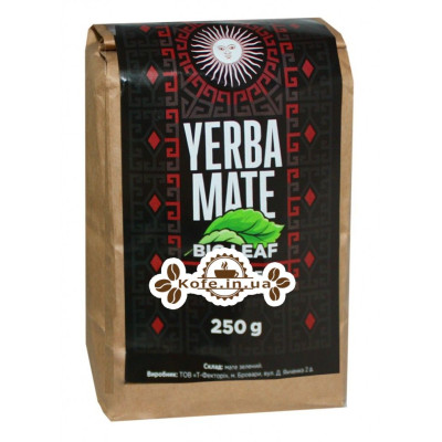 Мате Yerba Mate Big Leaf этнический чай 250 г к/п