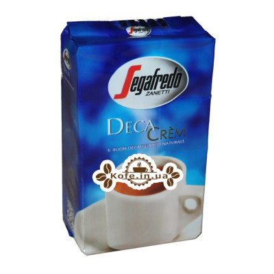 Кофе Segafredo Deca Crem без кофеина молотый 250 г