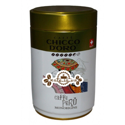 Кофе Chicco d'Oro Peru зерновой 250 г ж/б (7610899123082)