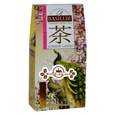 Чай BASILUR Jasmine Green Зелений Жасмин - Китайська 100 г к / п (4792252936812)