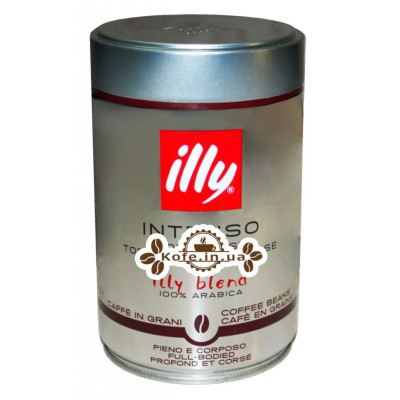 Кава illy Intenso 250 г зернової ж / б (8003753918198)