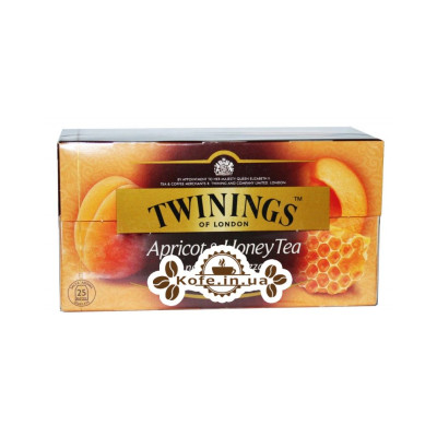 Чай TWININGS Apricot Honey Абрикос Мед 25 х 2 г (070177140038)
