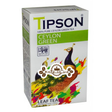 Чай Tipson Ceylon Green Цейлон Зеленый 85 г к/п (4792252931381)