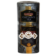 Чай BASILUR Captain's Tea Gampola Капітанський чай Гампола - Квіти і Фрукти Цейлону 125 г ж / б (4792252201200)