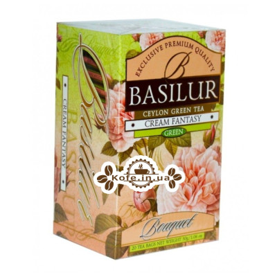 Чай BASILUR Cream Fantasy Кремова Фантазія - Букет 20 х 2 г (4792252002111)