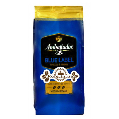 Кофе Ambassador Blue Label зерновой 250 г (7612654000270)