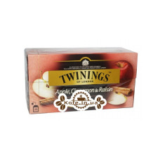 Чай TWININGS Apple Cinnamon Raisin Tea Яблуко Кориця Ізюм 25 х 2 г (070177120948)