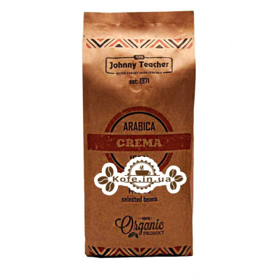 Кофе Johnny Teacher Crema зерновой 1 кг (4820211000011)