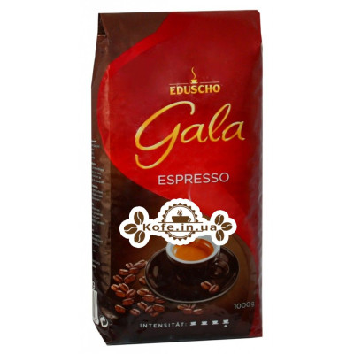Кава EDUSCHO Gala Espresso зернова 1 кг (4006067907456)
