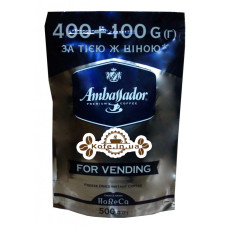 Кофе Ambassador Crema растворимый 400 г + 100 г эконом.пак. (8719325020588)