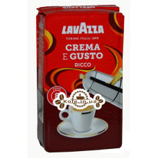 Кава Lavazza Crema e Gusto Ricco мелена 250 г (8000070040014)