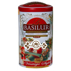 Чай BASILUR White Christmas Сніжне Різдво - Вінтаж 100 г ж / б (4792252935303)