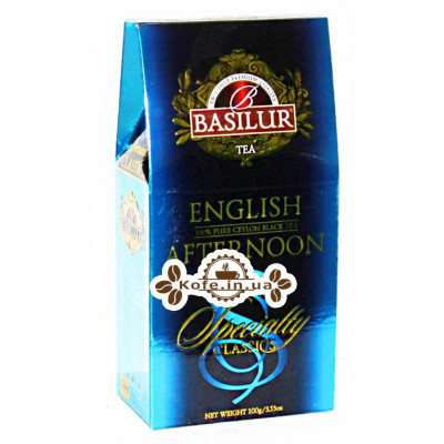 Чай BASILUR English Afternoon Англійська Полудень - Обрана Класика 100 г к / п (4792252920682)