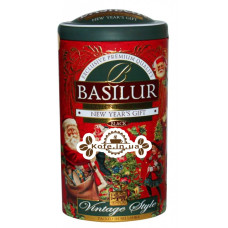Чай BASILUR New Year's Gift Новогодний Подарок - Винтаж 100 г ж/б (4792252935273)