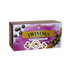Чай TWININGS Ribes Nero Ginseng Vanglia Чорна Смородина Женьшень Ваніль 25 х 2 г