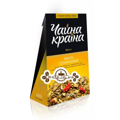 Мате Суничний етнічний чай Чайна Країна 100 г к / п