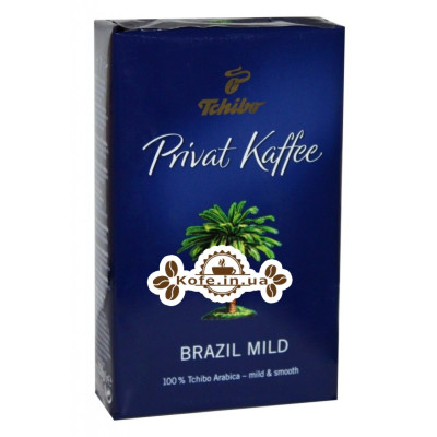 Кофе Tchibo Privat Kaffee Brazil Mild молотый 250 г (4046234659733)